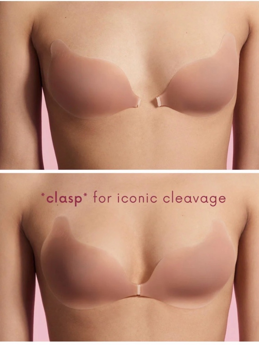Cake Strapless Adhesive Silicone Bandeau Bra - Nude